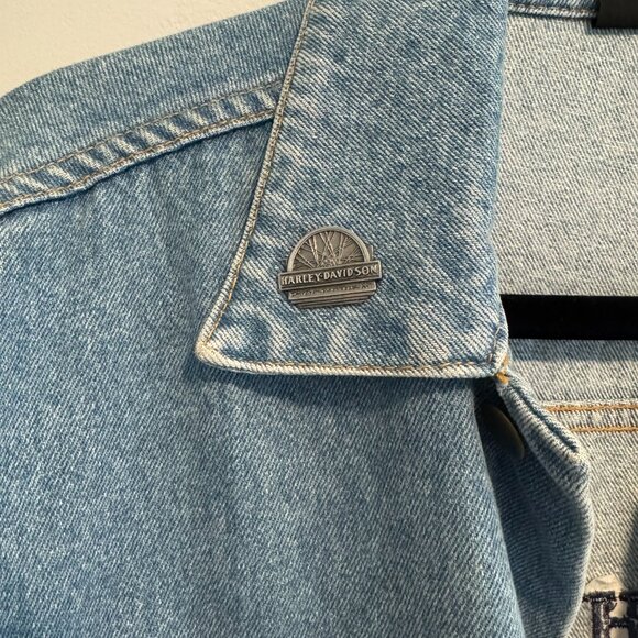 Vintage Harley Davidson Cafe Las Vegas Denim Jacket - Picture 5 of 7